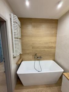 A modern apartment with air conditioning and a balcony