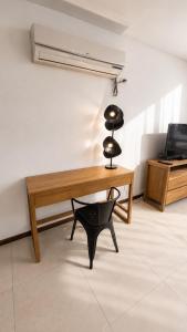 New apartment in Recoleta with laundry and grill