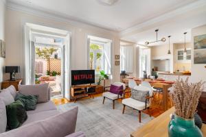 Lisbon Design Flat, Luxury, 7 People, Pool Garden