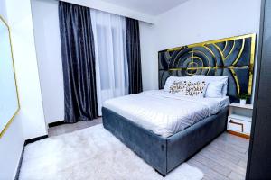 Beautifully furnished apartment with swimming pool ample parking space fully equipped gym child play area and amazing city views