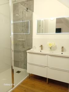 Chambre, salle de bain, toilette, salon privatif