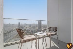 Vogue Vacation Homes, Arjan Skyz by Danube near Miracle Garden, One Bedroom Apartment with Balcony, Community and Dubai Outdoor Kart drome View, Access toAmenities
