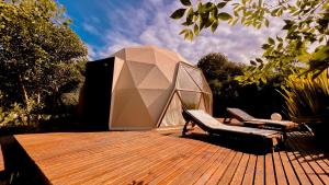 Domo 2 - Glamping para 2 con pile y parrilla en Cruz del Sur, Chapadmalal - Hola Sur