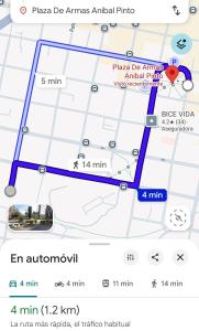 Departamento en sector centro, hasta 4 personas más estacionamiento
