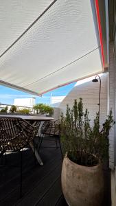 Ático con terraza para ver eclipse
