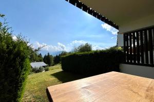 Studio with Mont Blanc view terrace and garden