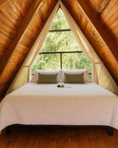 Masia Sant Jeroni Wooden A-frame in Pintag