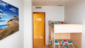 Peñíscola 1 línea Terraza con vistas al mar, piscina, aire acondicionado y parking