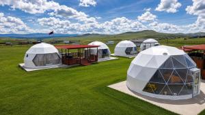 A dome yurt near Chinggis khaan Intl airport