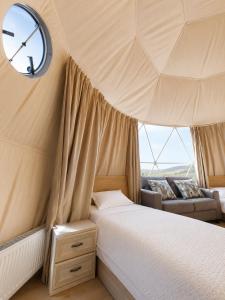 A DOME YURT NEAR CHINGGIS KHAAN INTL airport