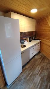 A secluded cabin surrounded by nature