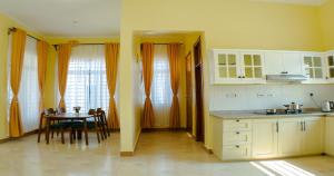 A premium two-bedroom serviced apartment