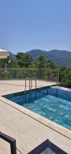 Luxury lodging villa overlooking Iztuzu Beach with sunset view