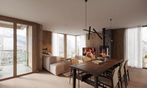 Lenzerheide Luxury Spa Shower, Mountain View