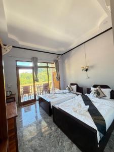 Rain forest river view house