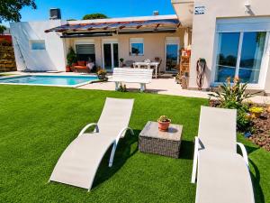 Relajante casa con hermosas vistas