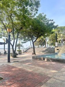 Supreme apartment in front of the river with parking