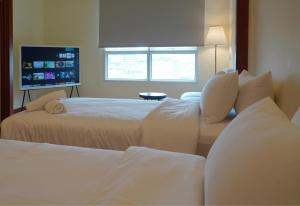 The Manor 2 - Twin Room, Free Rooftop Pool, near CBD