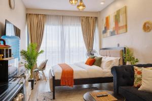 PJ Suites Studio Near SGR, JKIA, Expressway with Gym Pool Wi-Fi