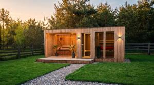 Mazuria Park domki, jacuzzi i sauna w cenie by Nestri