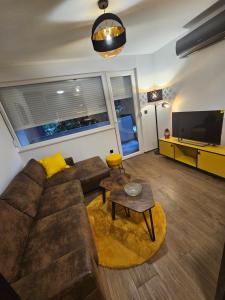 Yellow & Blue Apartments