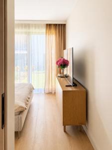 Nowoczesny apartament z prywatnym ogrodem