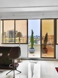 Luxury penthouse with rooftop sauna jacuzzis and city views