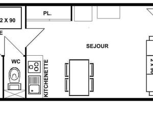 Studio alcove sud, animaux acceptés, Les Saisies - FR-1-594-177