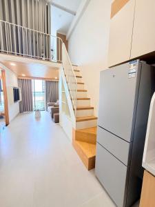 Căn hộ duplex 3 phòng ngủ view bắn pháo hoa, nhạc nước