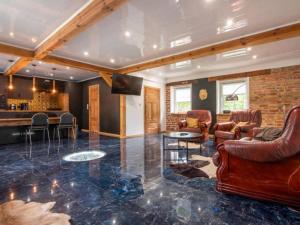 Comfortable house with a swimming pool and sauna