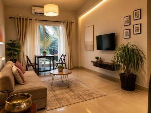 Elysium Retreat Luxe 1BHK Apt Near Vagator Beach