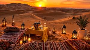 Wild camp Merzouga