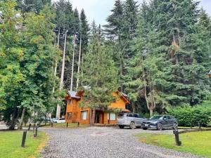 Cabañas en el bosque patagónico