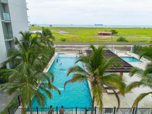 Apto Deluxe Vista al Mar Piscina y Playa a 300 m