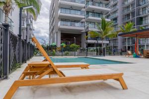 Apto Deluxe Vista al Mar Piscina y Playa a 300 m