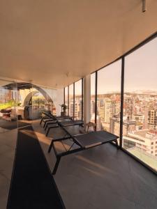 Eco-Studio, República del Salvador piscina y vista hermosa