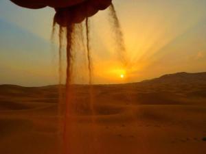 Camping in Desert