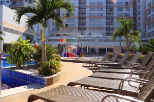 Seasonal apartment with access to the Rio de Águas Quentes