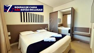 Seasonal apartment with access to the Rio de Águas Quentes