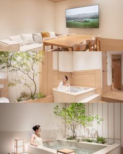 Group rental for 14 people - Cypress sauna & 2 jacuzzis - 3 minutes from Busan Station