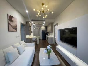 Hommit Masteri Tòa A - Căn hộ 2 phòng ngủ view hồ, máy chiếu
