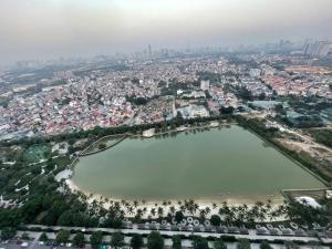 Hommit Masteri Tòa A - Căn hộ 2 phòng ngủ view hồ, máy chiếu