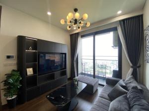 Hommit Masteri Tòa B - Căn hộ 1 phòng ngủ view hồ, máy chiếu, Netflix