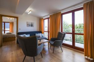Apartament z 2 sypialniami - Róża Wiatrów - Promenada - Parking - Apartamenty Bryza