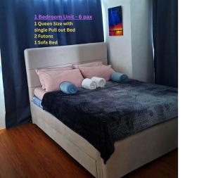 Family Haven Tagaytay - 1 BR - up to 6 Pax - Taal View - Full Kitchen - FAST Wi-Fi -