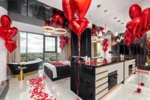 Goldstar Apartament- Wanna z widokiem, 19 Piętro, Hanza Tower Szczecin