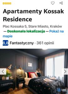 Apartament Kossak Residence Deluxe Stare Miasto