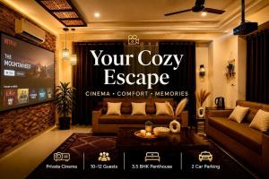3bhk Penthouse nearby Sula vineyard Projector OTT