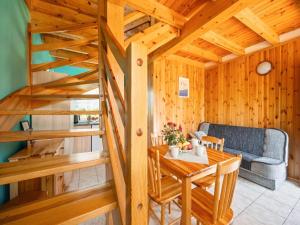 Two-story holiday homes with terraces, playground