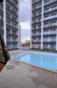1BR Luxury suites near JKIA SGR with pool gym Cityview